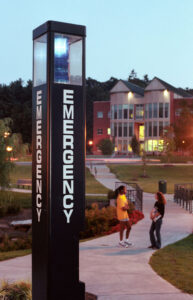 campus blue light phone